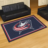 NHL Columbus Blue Jackets 5' x 8' Plush Rug