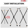 5 Core adjustable X style keyboard stand for 54, 61, 76, 88 keys electric piano riser with spring loaded lock pin.