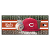 MLB Cincinnati Reds Baseball Runner Rug