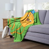 Cartoon Network Adventure Time Taking a Ride Silk Touch Throw Blanket