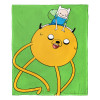 Cartoon Network Adventure Time Taking a Ride Silk Touch Throw Blanket