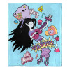 Cartoon Network Adventure Time Tasty Tunes Silk Touch Throw Blanket