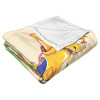 Disney Star Wars Retro Rainbow Droids Silk Touch Throw Blanket