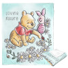 Disney Winnie The Pooh Daisies and Friends Silk Touch Throw Blanket