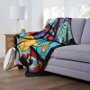 Cartoon Network Adventure Time Adventure Comic Silk Touch Throw Blanket