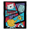 Cartoon Network Adventure Time Adventure Comic Silk Touch Throw Blanket