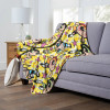 Cartoon Network Powerpuff Girls Fighting Crime Silk Touch Throw Blanket
