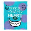 Disney D100 Monster Sized Heart Silk Touch Throw Blanket