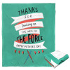 Disney Star Wars Classic The Ways Of The Force Silk Touch Throw Blanket