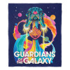 Marvel Guardians Of The Galaxy 3 Psychedelic Space Ship Silk Touch Throw Blanket
