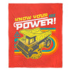 Hasbro Tonka Know Your Power Silk Touch Throw Blanket