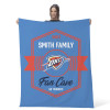 NBA Oklahoma City Thunder Dominion Personalized Silk Touch Throw Blanket