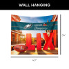 Philadelphia Eagles NFL 2025 Super Bowl LIX Dome Wall Hanging