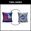 2025 World Series Championship Los Angeles Dodgers Hot Corner Double Sided Tapestry Throw Pillow
