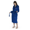 Los Angeles Dodgers 2025 MLB World Series Multi Champ Royal Blue Fuse Silk Women's Touch Robe Small/Medium