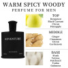 Adventure Pour Homme Cologne - Eau De Parfum Spray for Men - 3.4 Fluid Ounce