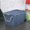 Extra Large 160 Quart Wheeled Storage Bins - Set of 2 for Home Organization