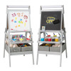 3-in-1 Art Easel for Kids with Magnetic Chalkboard and Whiteboard product image at NuMercy