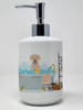 Yellow Labrador Retriever Ceramic Hand Soap Dispenser product image at NuMercy