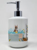 Red Fawn Boxer Ceramic Hand Soap Dispenser product image at NuMercy