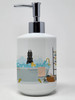 Black Schnauzer Ceramic Hand Soap Dispenser product image at NuMercy