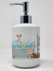 Dalmatian in Bathtub Ceramic Hand Soap Dispenser product image at NuMercy