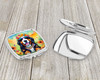 Bernese Mountain Dog Hippie Dawg Compact Decorative Travel Makeup Mirror DAC2458 product image at NuMercy 3