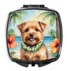 Norfolk Terrier Luau Compact Decorative Travel Makeup Mirror product image at NuMercy