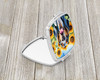 American English Coonhound in Sunflowers Compact Decorative Travel Makeup Mirror product image at NuMercy 2