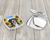 Greater Swiss Mountain Dog in Sunflowers Compact Decorative Travel Makeup Mirror product image at NuMercy 3