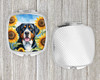 Greater Swiss Mountain Dog in Sunflowers Compact Decorative Travel Makeup Mirror product image at NuMercy 4