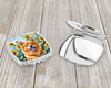 Finnish Spitz in Sunflowers Compact Decorative Travel Makeup Mirror product image at NuMercy 3