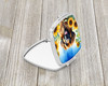 Leonberger in Sunflowers Compact Decorative Travel Makeup Mirror product image at NuMercy 2