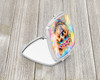 Pomeranian Hippie Dawg Compact Decorative Travel Makeup Mirror DAC2539 product image at NuMercy 2