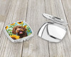 Labradoodle in Sunflowers Compact Decorative Travel Makeup Mirror DAC6112 product image at NuMercy 3