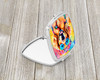 Golden Retriever Hippie Dawg Compact Decorative Travel Makeup Mirror DAC2512 product image at NuMercy 2