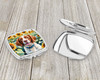 Brittany Spaniel in Sunflowers Compact Decorative Travel Makeup Mirror product image at NuMercy 3