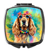 Cocker Spaniel Hippie Dawg Compact Decorative Travel Makeup Mirror DAC2493 product image at NuMercy