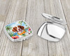 Brittany Spaniel Luau Compact Decorative Travel Makeup Mirror product image at NuMercy 3