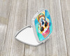 Hippie Dawg Compact Decorative Travel Makeup Mirror DAC2583 product image at NuMercy 2