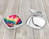 Colorful Azaleas Compact Decorative Travel Makeup Mirror DAC1927 product image at NuMercy 3