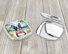 Boston Terrier Luau Compact Decorative Travel Makeup Mirror DAC6381 product image at NuMercy 3