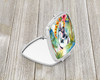 White Boxer Luau Compact Decorative Travel Makeup Mirror DAC6386 product image at NuMercy 2
