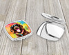 Chocolate Labrador Hippie Dawg Compact Decorative Travel Makeup Mirror DAC2526 product image at NuMercy 3