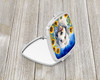 Old English Sheepdog in Sunflowers Compact Decorative Travel Makeup Mirror product image at NuMercy 2