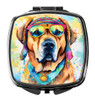 Mastiff Hippie Dawg Compact Decorative Travel Makeup Mirror DAC2532 product image at NuMercy