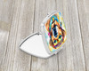 Mastiff Hippie Dawg Compact Decorative Travel Makeup Mirror DAC2532 product image at NuMercy 2