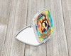 Golden Retriever Hippie Dawg Compact Decorative Travel Makeup Mirror DAC2513 product image at NuMercy 2