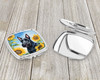 Scottish Terrier in Sunflowers Compact Decorative Travel Makeup Mirror product image at NuMercy 3