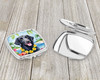 Curly-Coated Retriever Luau Compact Decorative Travel Makeup Mirror product image at NuMercy 3